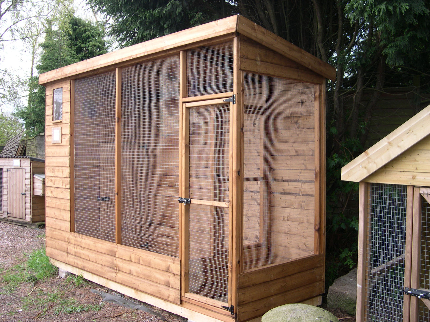 All Weather Aviary 8' x 4' plus 2' Porch