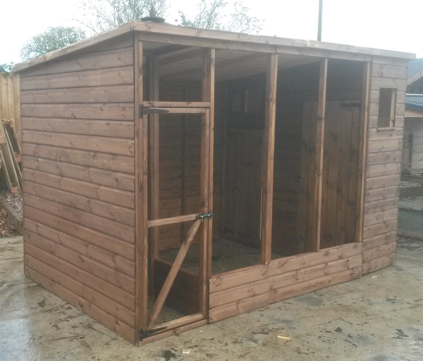 All Weather Aviary 10' x 4' plus 2' Porch