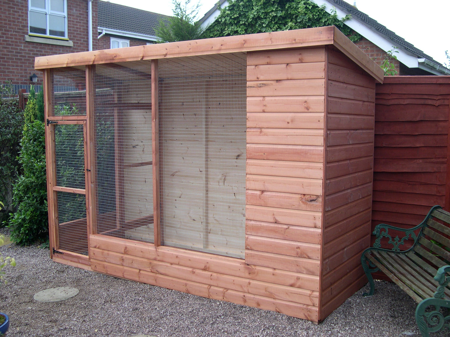 8' x 4' All Weather Aviary with 2' Porch