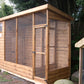 All Weather Aviary 8' x 4' plus 2' Porch