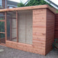 8' x 4' All Weather Cat Aviary with 2' Porch