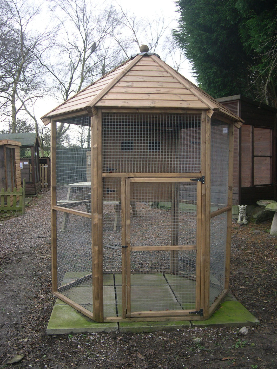 View of Bird Aviaries | Wooden Bird Aviares For sale – Shropshire Animal Arks